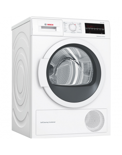 Bosch Dryer Machine WTW85L48SN Energy efficiency class A++, Condensed, 8 kg, Condensation, LED, Depth 60 cm, White, SelfCleaning