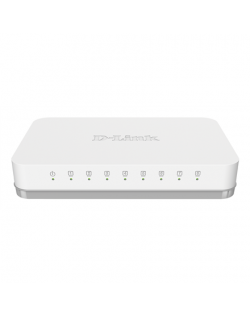 D-Link Switch GO-SW-8G/E Unmanaged, Desktop, 1 Gbps (RJ-45) ports quantity 8