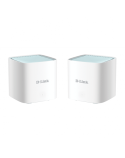 D-Link EAGLE PRO AI AX1500 Mesh System M15-2 (2-pack) 802.11ax, 1200+300 Mbit/s, 10/100/1000 Mbit/s, Ethernet LAN (RJ-45) ports 