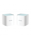 D-Link EAGLE PRO AI AX1500 Mesh System M15-2 (2-pack) 802.11ax, 1200+300 Mbit/s, 10/100/1000 Mbit/s, Ethernet LAN (RJ-45) ports 1, Mesh Support Yes, MU-MiMO Yes, Antenna type 2 x 2.4G WLAN Internal Antenna, 2 x 5G WLAN Internal Antenna