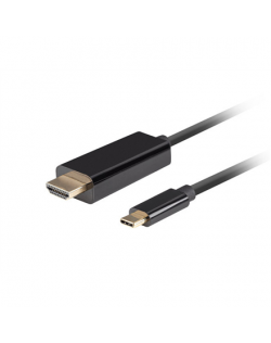 Lanberg USB-C to HDMI Cable, 1 m 4K/60Hz, Black