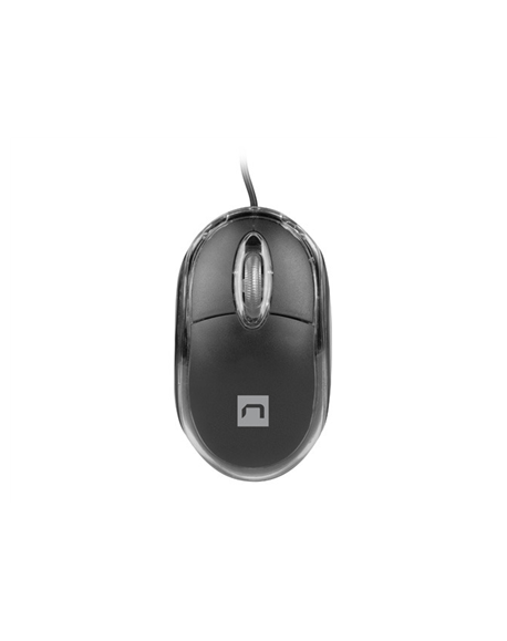 Natec Mouse, Vireo 2, Wired, 1000 DPI, Optical, Black