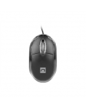 Natec Mouse, Vireo 2, Wired, 1000 DPI, Optical, Black