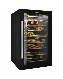 Candy Wine Cooler CWC 154 EEL/N Energy efficiency class G, Free standing, Bottles capacity 41, Black