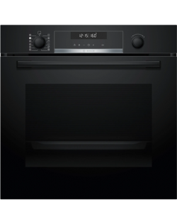 Bosch Oven HRA578BB0S Serie 6 71 L, Built in, Pyrolytic + Hydrolytic, Electronic, Height 59.5 cm, Width 56.8 cm, Black
