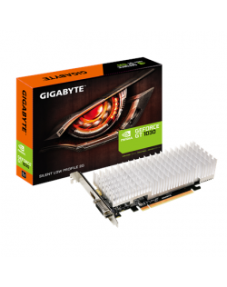 Gigabyte Low Profile NVIDIA, 2 GB, GeForce GT 1030, GDDR5, Processor frequency 1252 MHz, DVI-D ports quantity 1, HDMI ports quan