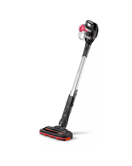 Philips Vacuum cleaner FC6722/01 Cordless operating, Handstick, 18 V, Operating time (max) 30 min, Deep Black, Warranty 24 month