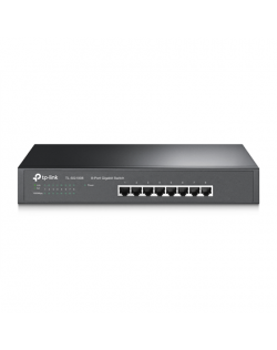 TP-LINK 8-Port Gigabit Switch TL-SG1008 10/100/1000 Mbps (RJ-45), Unmanaged, Desktop/Rackmountable, Ethernet LAN (RJ-45) ports 8