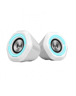 Edifier Gaming Speakers G1000 Bluetooth/USB/AUX, Bluetooth version V5.3, Wireless/Wired, White