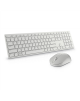 Dell Keyboard and Mouse KM5221W Pro Wireless, US, 2.4 GHz, White