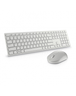 Dell Keyboard and Mouse KM5221W Pro Wireless, RU, 2.4 GHz, White