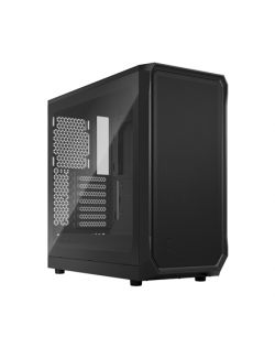 Fractal Design Focus 2 Black TG Clear Tint, Midi Tower, Power supply included No