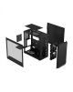 Fractal Design Focus 2 Black TG Clear Tint, Midi Tower, Power supply included No