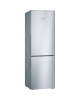 Bosch Refrigerator KGV36VIEAS Energy efficiency class E, Free standing, Combi, Height 186 cm, No Frost system, Fridge net capacity 214 L, Freezer net capacity 94 L, 39 dB, Stainless Steel