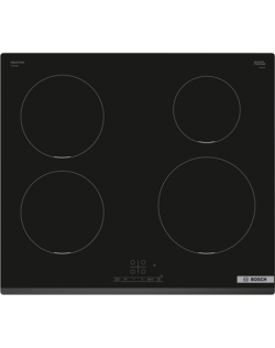 Bosch Hob PIE631BB5E Series 4 Induction, Number of burners/cooking zones 4, Touch, Timer, Black