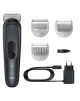 Braun Body Groomer BG3340 Cordless and corded, Operating time (max) 80 min, NiMH, Black/Grey