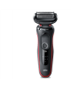 Braun Shaver 51-R1000s Operating time (max) 50 min, Wet & Dry, Black/Red