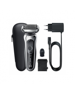 Braun Shaver 71-S1000s Operating time (max) 50 min, Wet & Dry, Silver/Black