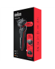 Braun Shaver 51-R1200s Operating time (max) 50 min, Wet & Dry, Black/Red