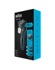 Braun Shaver 51-M4500cs Operating time (max) 50 min, Wet & Dry, Black/Blue