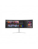 LG 49WQ95C-W 49“ UltraWide Curved LED Monitor 5120x1440/400cd/m2/5ms/ HDMI USB Type C Display Port