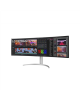 LG 49WQ95C-W 49“ UltraWide Curved LED Monitor 5120x1440/400cd/m2/5ms/ HDMI USB Type C Display Port