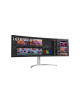 LG 49WQ95C-W 49“ UltraWide Curved LED Monitor 5120x1440/400cd/m2/5ms/ HDMI USB Type C Display Port