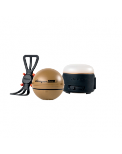 Deeper Smart Sonar Chirp+ 2 Trophy Bundle Sonar, Desert sand/Black/White/Silver