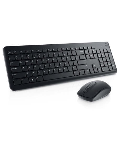 Dell Keyboard and Mouse KM3322W Keyboard and Mouse Set, Wireless, Batteries included, LT, Black