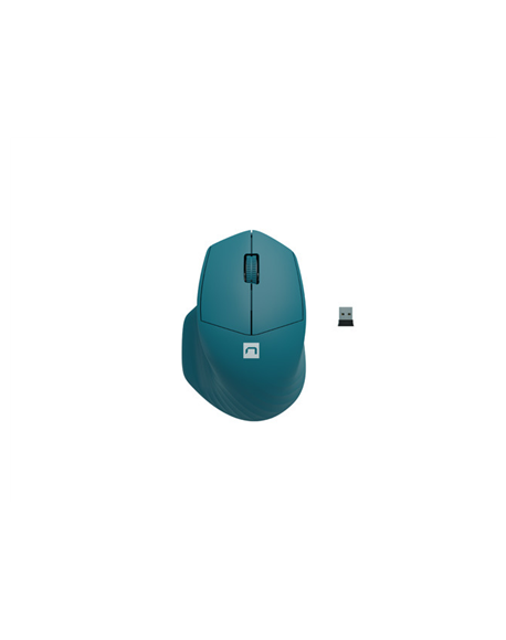 Natec Mouse Siskin 2 Wireless, Blue, USB Type-A