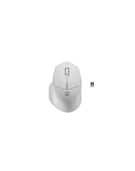 Natec Mouse Siskin 2 Wireless, White, USB Type-A