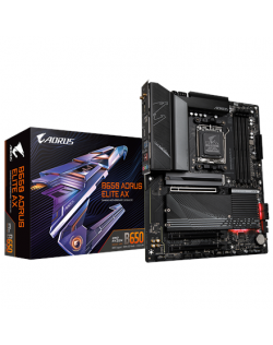 Gigabyte B650 AORUS ELITE AX 1.0 M/B Processor family AMD, Processor socket AM5, DDR5 DIMM, Memory slots 4, Supported hard disk 