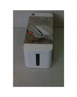 SALE OUT. Organizer BlueLounge CableBox organizer kabli biały (CB-01-WH-EU) BlueLounge DAMAGED SIDE, CUT MARK