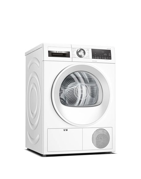 Bosch Dryer Machine WQG242AMSN Series 6 Energy efficiency class A++, Front loading, 9 kg, Sensitive dry, LED, Depth 61.3 cm, Ste