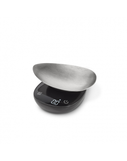 Caso Precision Weighing Scale FinoCompact Graduation 1 g, Maximum weight (capacity) 0.5 kg, Display type LED, Black/Stainless St