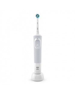 Oral-B Electric Toothbrush Vitality 100 CrossAction Rechargeable, For adults, Number of brush heads included 1, White, Number of