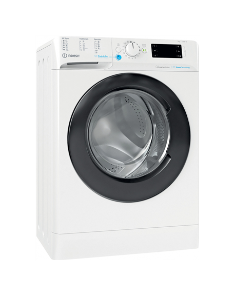 INDESIT Washing machine BWSE 71295X WBV EU Energy efficiency class B, Front loading, Washing capacity 7 kg, 1200 RPM, Depth 43.5