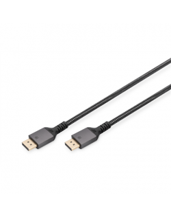 Digitus DisplayPort Connector Cable 1.4 DB-340201-010-S Black, DP to DP, 1 m