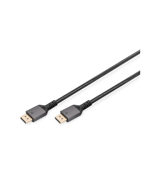 Digitus DisplayPort Connector Cable 1.4 DB-340201-010-S Black, DP to DP, 1 m