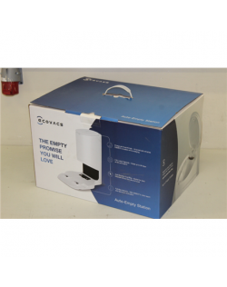 SALE OUT. Ecovacs Auto-Empty Station in White for OZMO T8 Series and N8/T9 Series incl. 2 dust bags Ecovacs Auto-Empty Station N