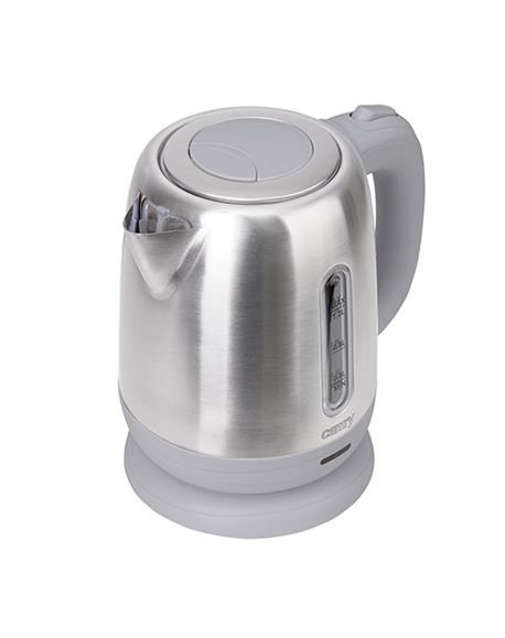 Camry Kettle CR 1278 Standard, 1630 W, 1.2 L, Stainless steel, Stainless steel, 360° rotational base