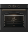 Gorenje Oven BOS67371CLB 77 L, Built in, EcoClean, Mechanical, Steam function, Height 59.5 cm, Width 59.5 cm, Black