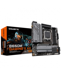 Gigabyte B650M GAMING X AX 1.1 M/B Processor family AMD, Processor socket AM5, DDR5 DIMM, Memory slots 4, Supported hard disk dr