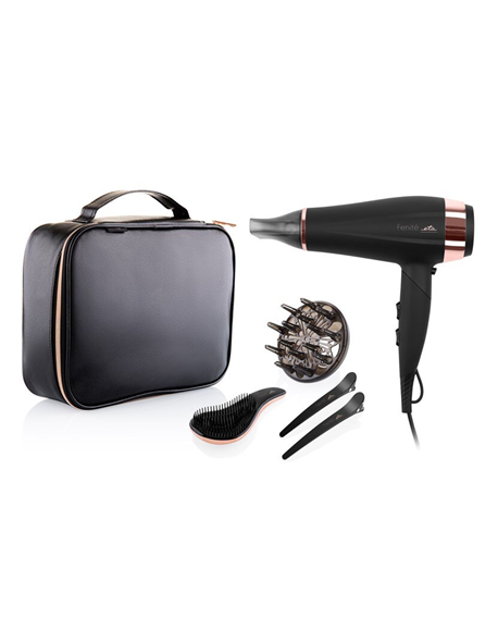 ETA Hair Care Gift Set ETA732090020 Fenité 2200 W, Number of temperature settings 3, Ionic function, Diffuser nozzle, Black Edit