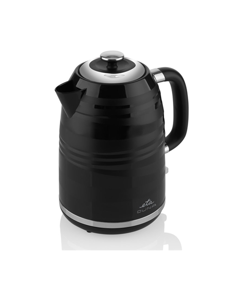 ETA Kettle ETA260590010 Duna Electric, 2200 W, 1.7 L, Plastic, 360° rotational base, Black