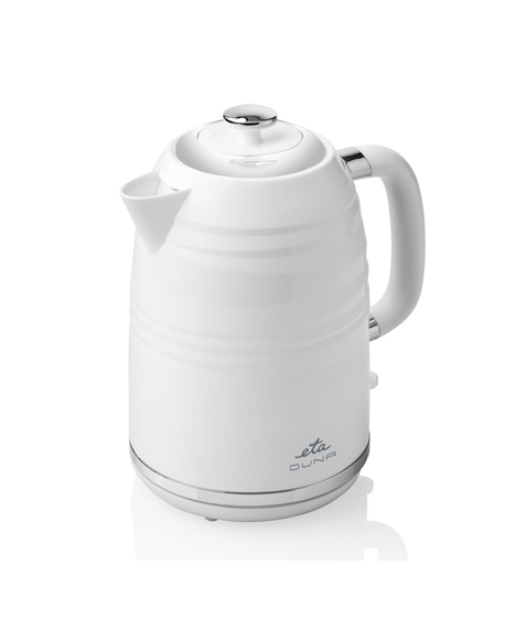 ETA Kettle ETA260590020 Duna Electric, 2200 W, 1.7 L, Plastic, 360° rotational base, White