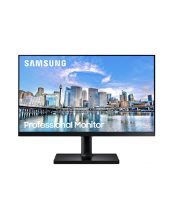 Samsung Flat Monitor LF24T450FQRXEN 24 ", IPS, FHD, 1920 x 1080, 16:9, 5 ms, 250 cd/m², Black, 75 Hz, HDMI ports quantity 2